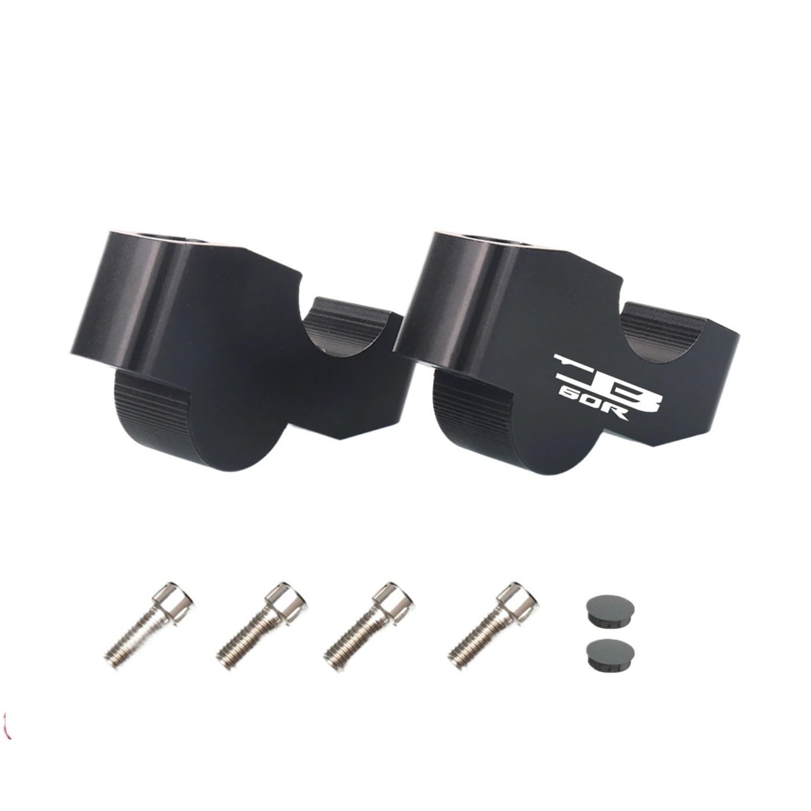 Für CB 650 R Verlängerungsadapter Für CB650 R Für CB 1000 R Für CB1000R Motorrad Lenker Riser Lenkerhalterung Griffklemme Für CB650R 2019-2023(Black2) von CEHAKDLRI