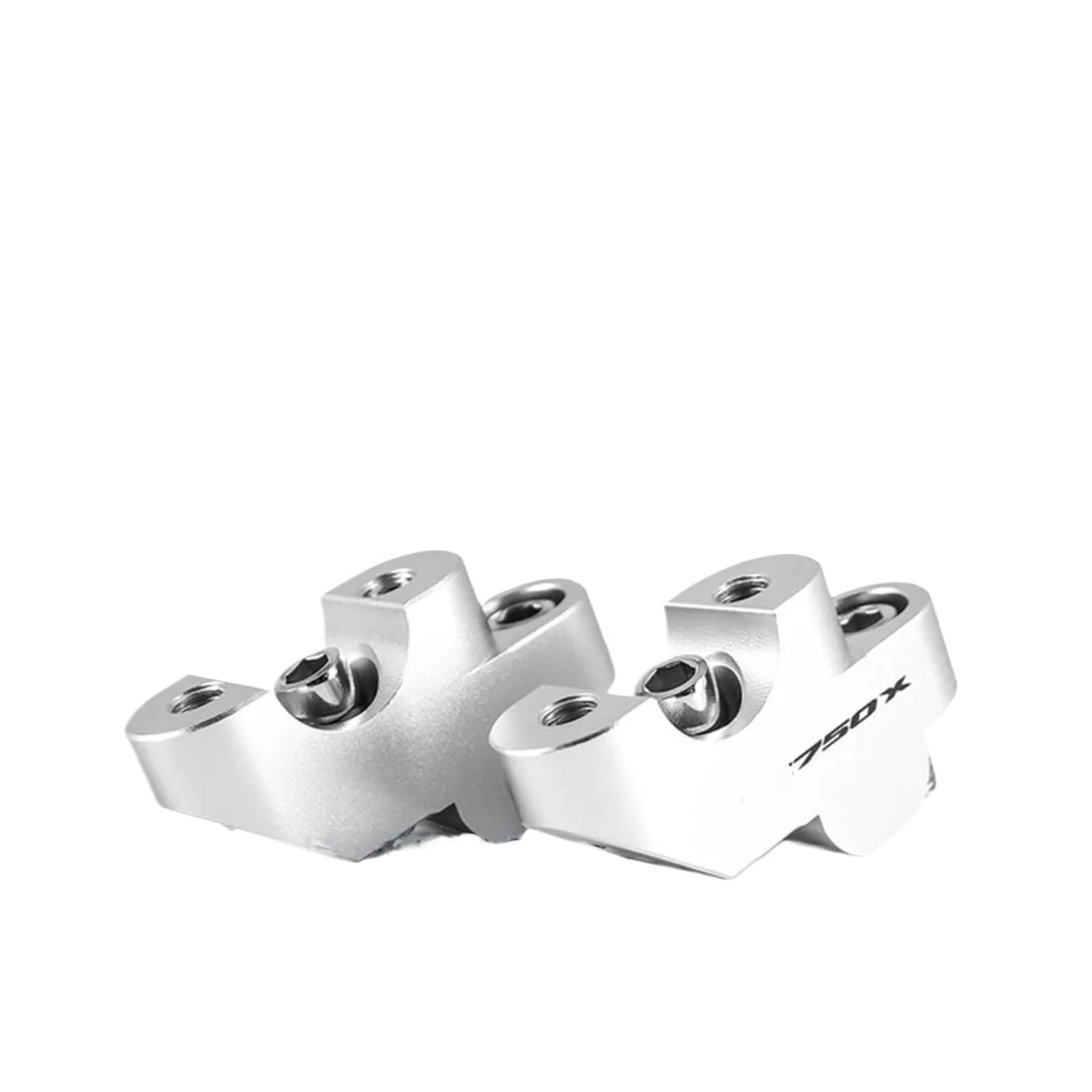 Für CB500X Für CB500F Für CB300F Motorrad Riser Heben Lenker Klemme Lenker Riser Für NC 750 X Für NC750X 2016-2021(Silver1) von CEHAKDLRI