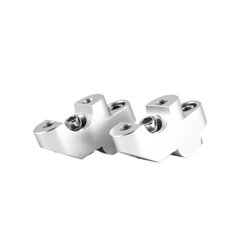Für CB750 Für Hornet 2023- Motorrad Lenker Riser Drag Griff Bar Clamp Verlängern Adapter Für CB 750(Silver1) von CEHAKDLRI