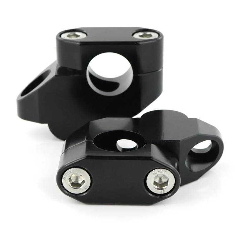 Für CB900F CB1000 Dax125 FMX 650 XL1000V Affe CTX 700 CRF300L Grom MSX125 22mm Motorrad Lenker Montage Steigleitungen(Black) von CEHAKDLRI