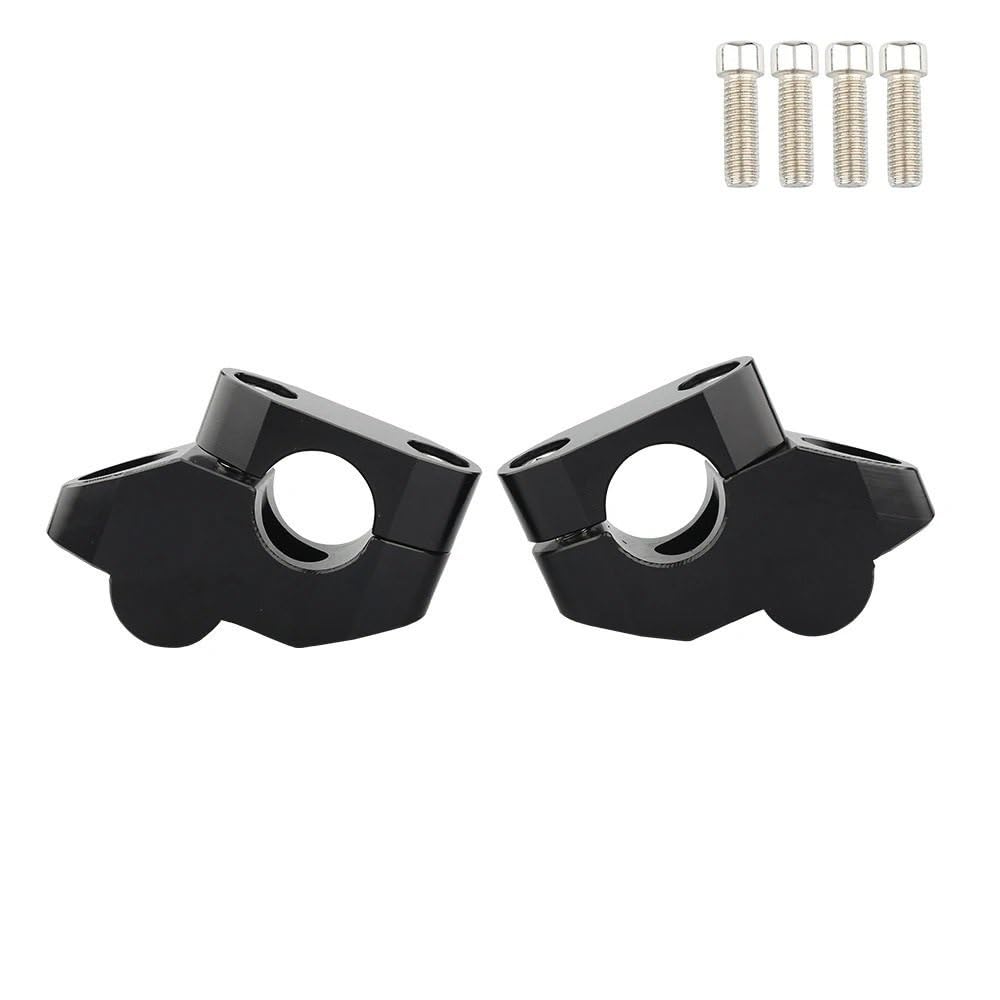 Für CL250 CL500 CB1100EX/RS CBF1000F CBF1000 CB900F HORNET CB600F HORNET XL1000V NT700V CB1300S 22MM Lenker Riser Bars Clamp(Black) von CEHAKDLRI