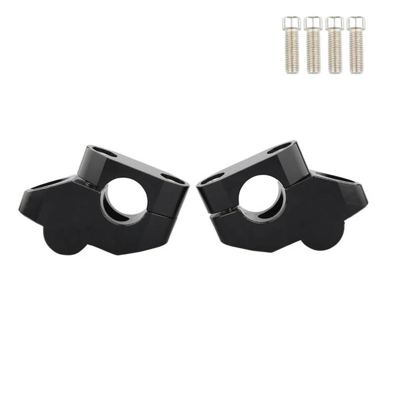 Für CL250 CL500 CB1100EX/RS CBF1000F CBF1000 CB900F HORNET CB600F HORNET XL1000V NT700V CB1300S 22MM Lenker Riser Bars Clamp(Black) von CEHAKDLRI