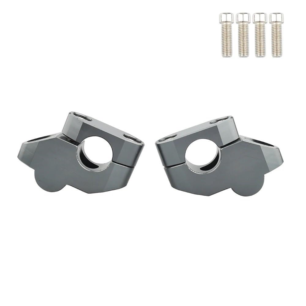 Für CL250 CL500 CB1100EX/RS CBF1000F CBF1000 CB900F HORNET CB600F HORNET XL1000V NT700V CB1300S 22MM Lenker Riser Bars Clamp(GRAY) von CEHAKDLRI