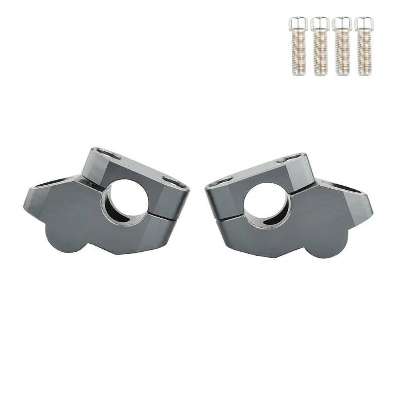 Für CL250 CL500 CB1100EX/RS CBF1000F CBF1000 CB900F HORNET CB600F HORNET XL1000V NT700V CB1300S 22MM Lenker Riser Bars Clamp(GRAY) von CEHAKDLRI