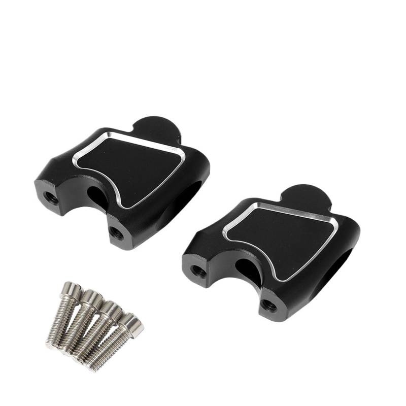 Für CMX500 Für Rebel500 Motorrad Lenker Für CMX300 2017-2020 Riser Clamp Extend Lenker Adapterhalterung(Black2) von CEHAKDLRI