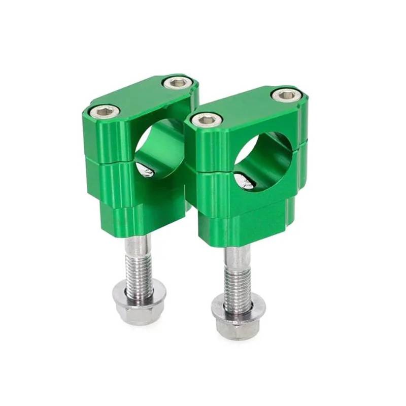 Für CRF250R CRF450 CR125 CR250 KX125 KX250 KXF250 KXF450 RMZ250 Lenker Fat Bar Steigleitungen Halterung Clamp 28mm(M10 Green) von CEHAKDLRI