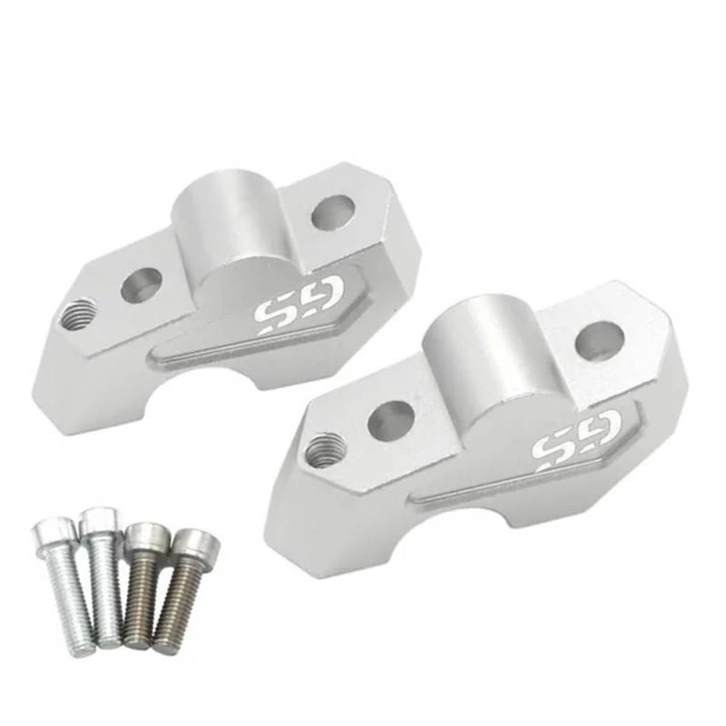 Für F750GS 2021 2020 2019 22MM Motorradzubehör Lenker Riser Fett Lenker Halterung Clamp Extend Adapter von CEHAKDLRI