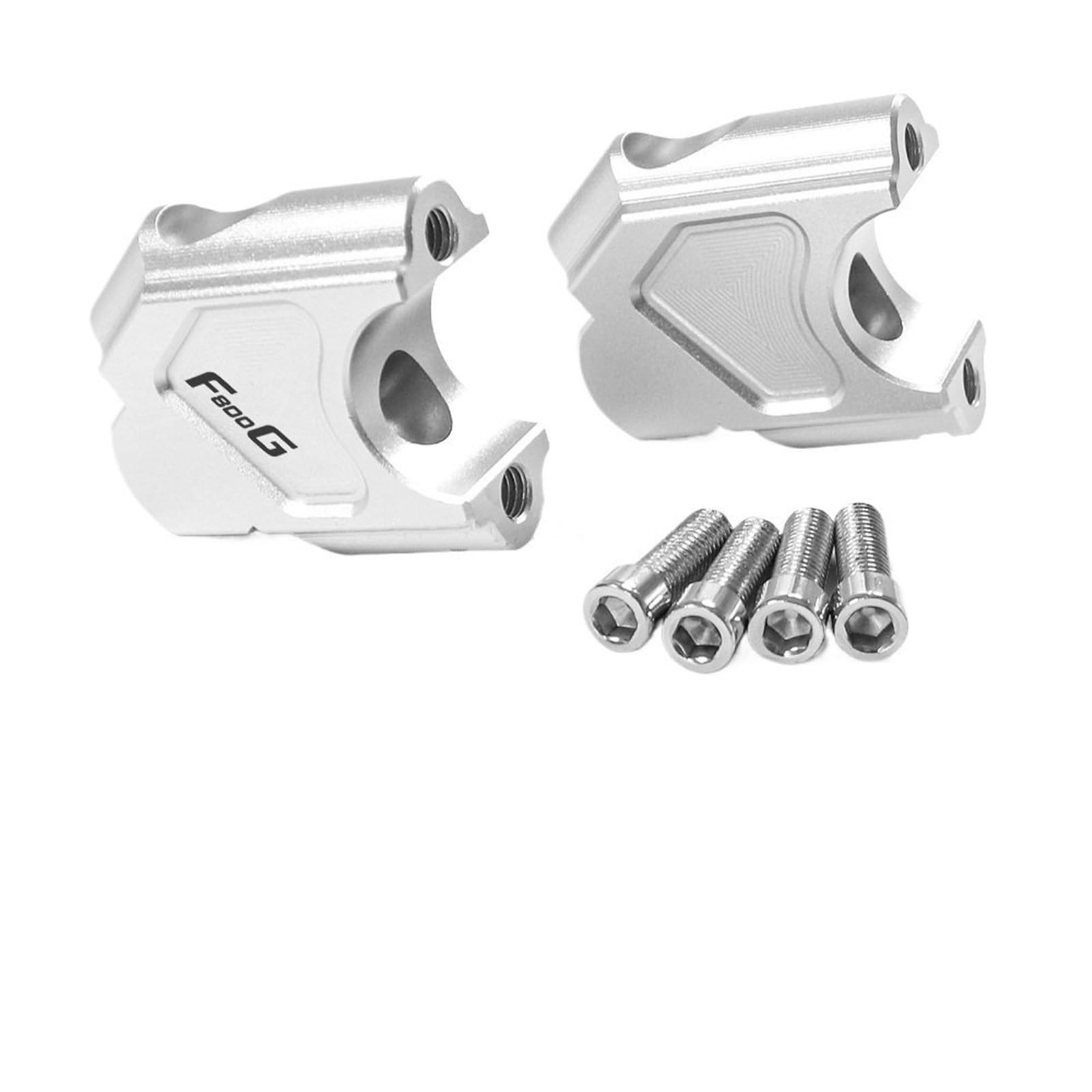 Für F800GS F800GT F 800 GS ADV F 800 GT Motorrad Lenker Riser Griff Bar Clamp Verlängern Montieren Lift Riser(Silver-F800GT) von CEHAKDLRI