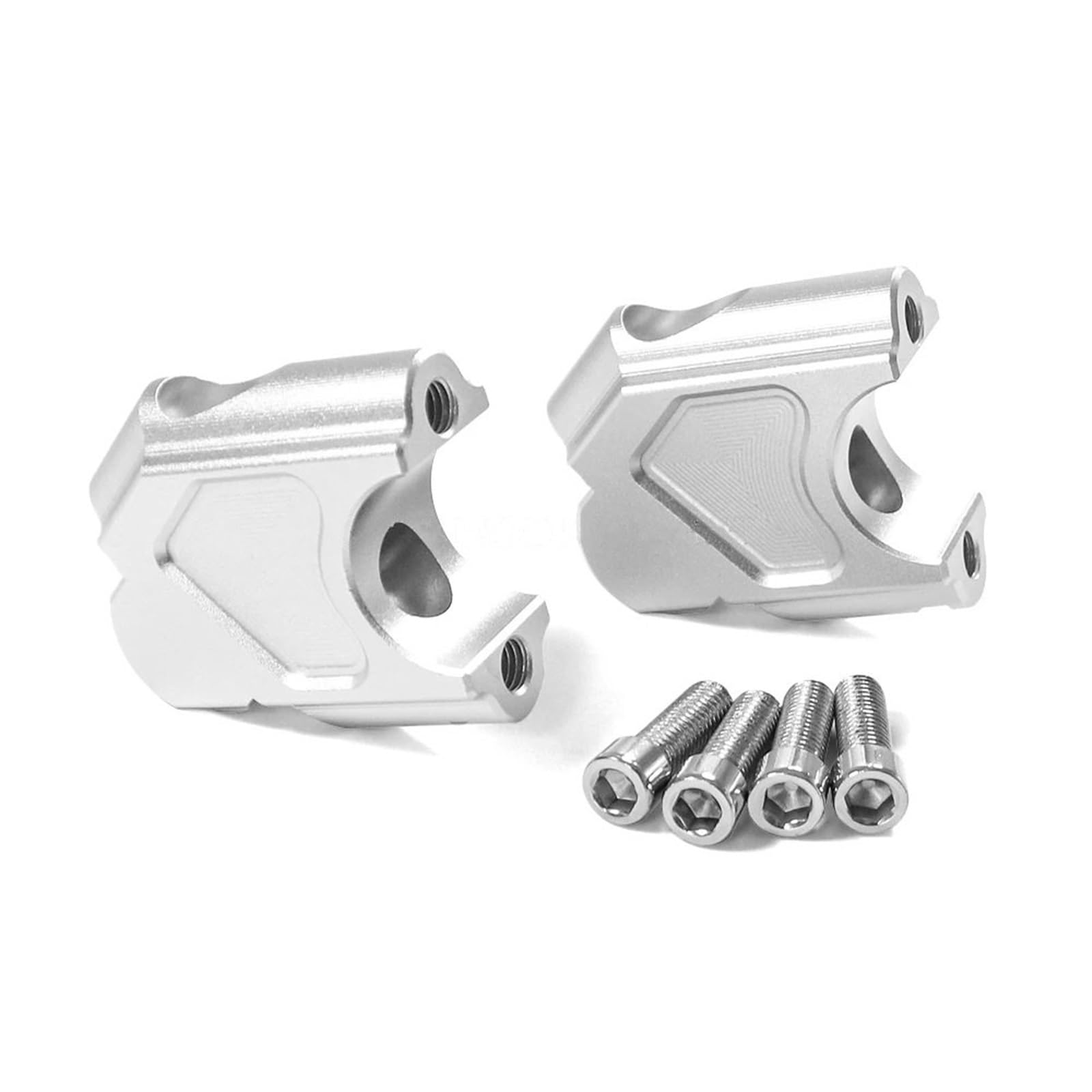 Für F800GS F800GT F 800 GS ADV F 800 GT Motorrad Lenker Riser Griff Bar Clamp Verlängern Montieren Lift Riser(Silver-No logo) von CEHAKDLRI