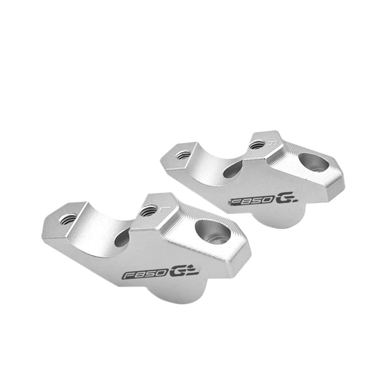 Für F850GS F 850 ​​Motorrad Lenker Riser Lift Booster Für GS Für ADV Für Abenteuer Griff Booster Pads Halter(Silver2) von CEHAKDLRI