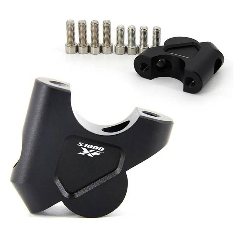 Für GS Für LC Für R1200GS Für Adventure Für ADV Für Gs 1250 Für R1250GS Für S1000XR Lenkererhöhung 32MM Drag Handle Bar Clamp Extend Adapter(Black3) von CEHAKDLRI