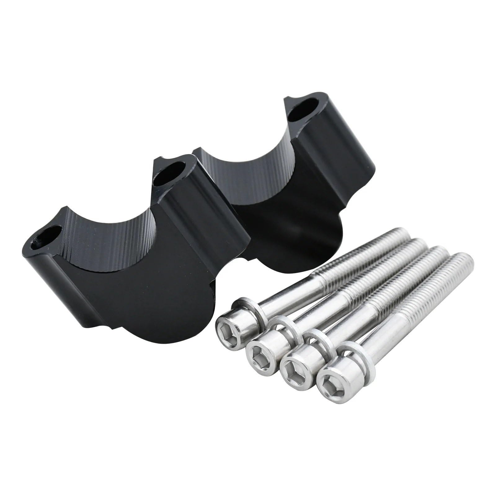 Für GS1200R GS1250R Motorrad 28mm 1 1/8 "22mm 7/8" Lenker Riser Bar Montieren Griff Clamp(28mm Black) von CEHAKDLRI