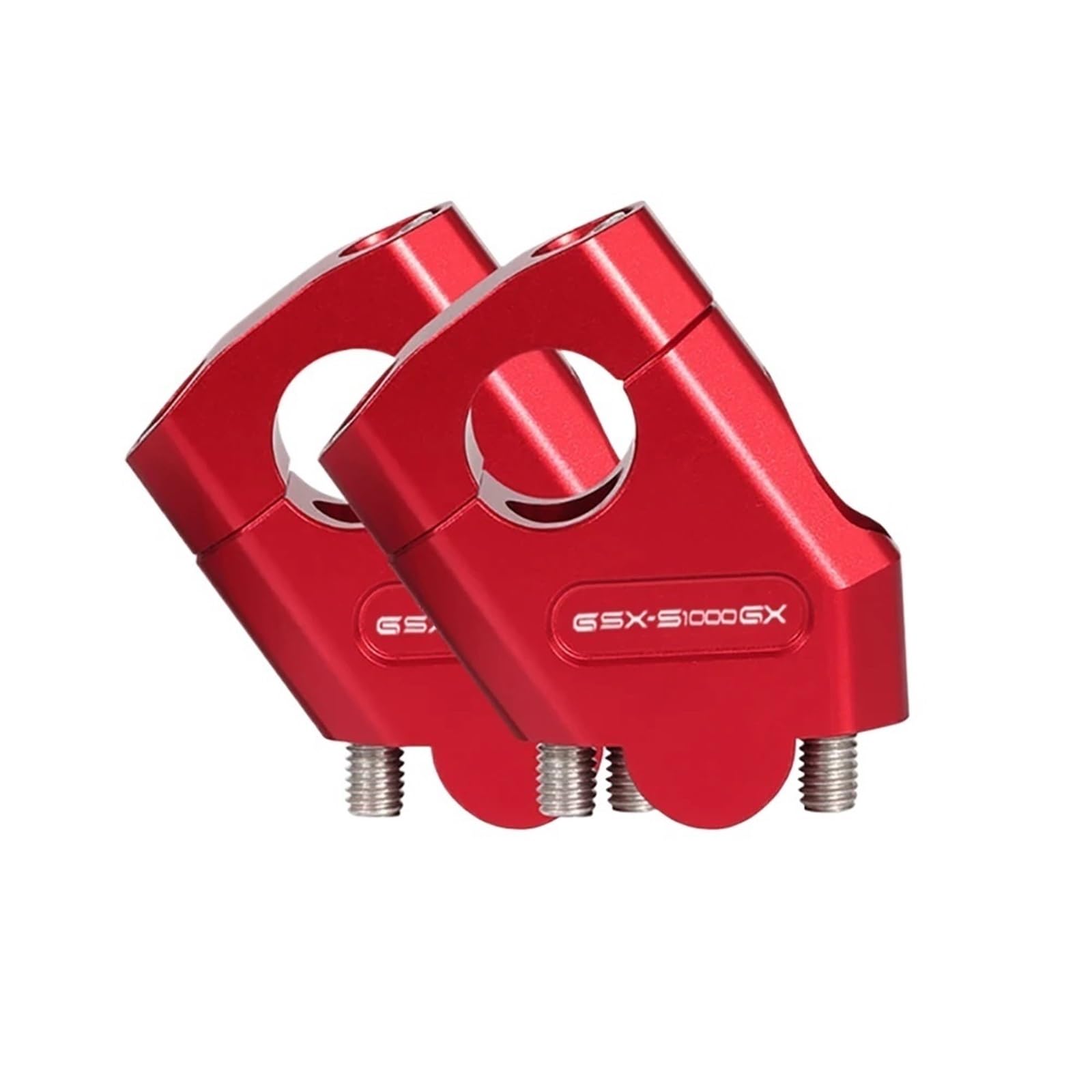 Für GSX S1000 GX GSX-S 1000GX 2024 Motorrad-Lenker-Riser Offroad-Motorrad Erhöhter Klemmsitz GSXS 1000 GX Zubehör(Red 28mm) von CEHAKDLRI