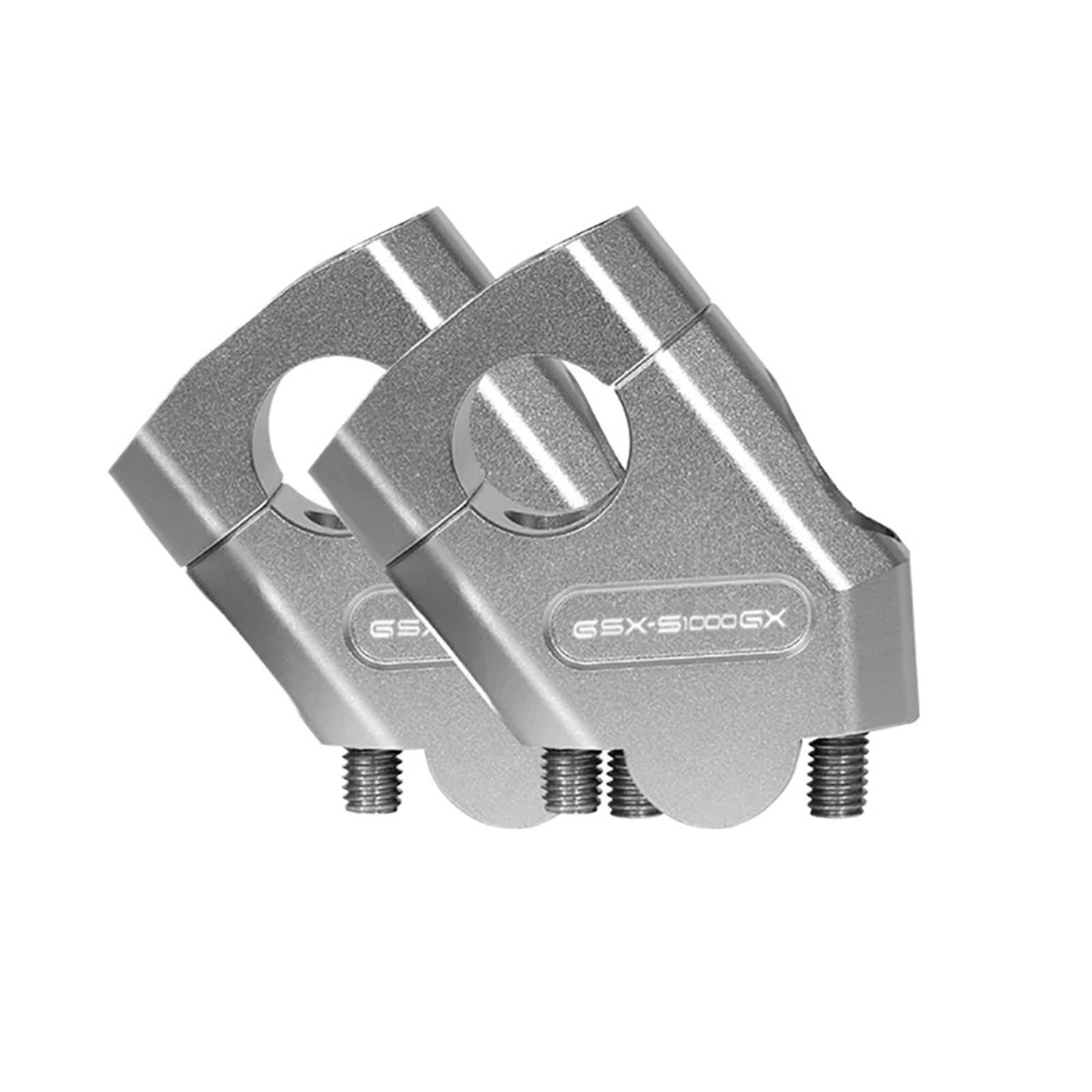 Für GSX S1000 GX GSX-S 1000GX 2024 Motorrad-Lenker-Riser Offroad-Motorrad Erhöhter Klemmsitz GSXS 1000 GX Zubehör(Silver 22mm) von CEHAKDLRI