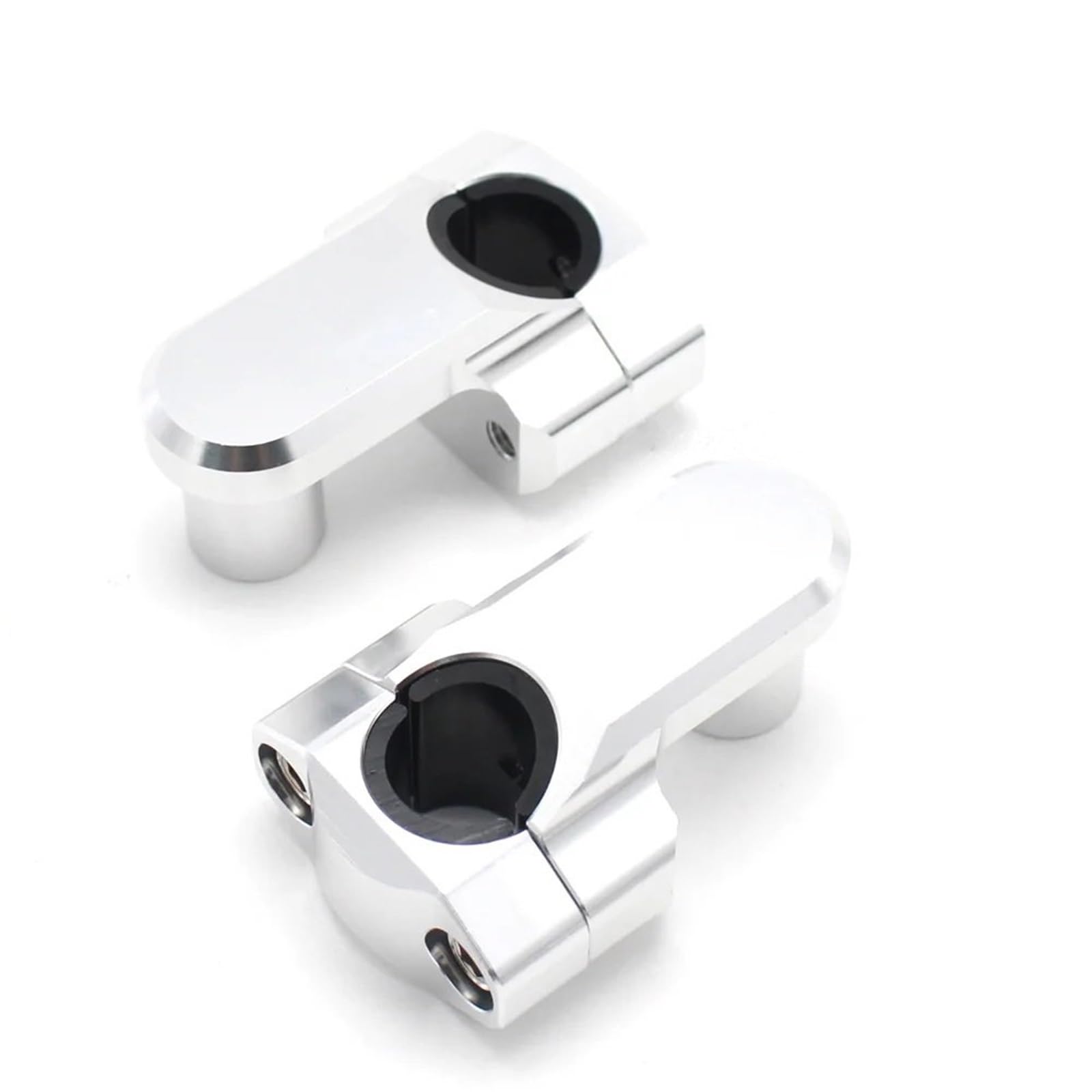 Für Monster 696 796 821 1100 1200 848 2013 2014 2015 2016 2017 2018 1 1/8 "28mm CNC Lenker Griff Riser(Silver) von CEHAKDLRI