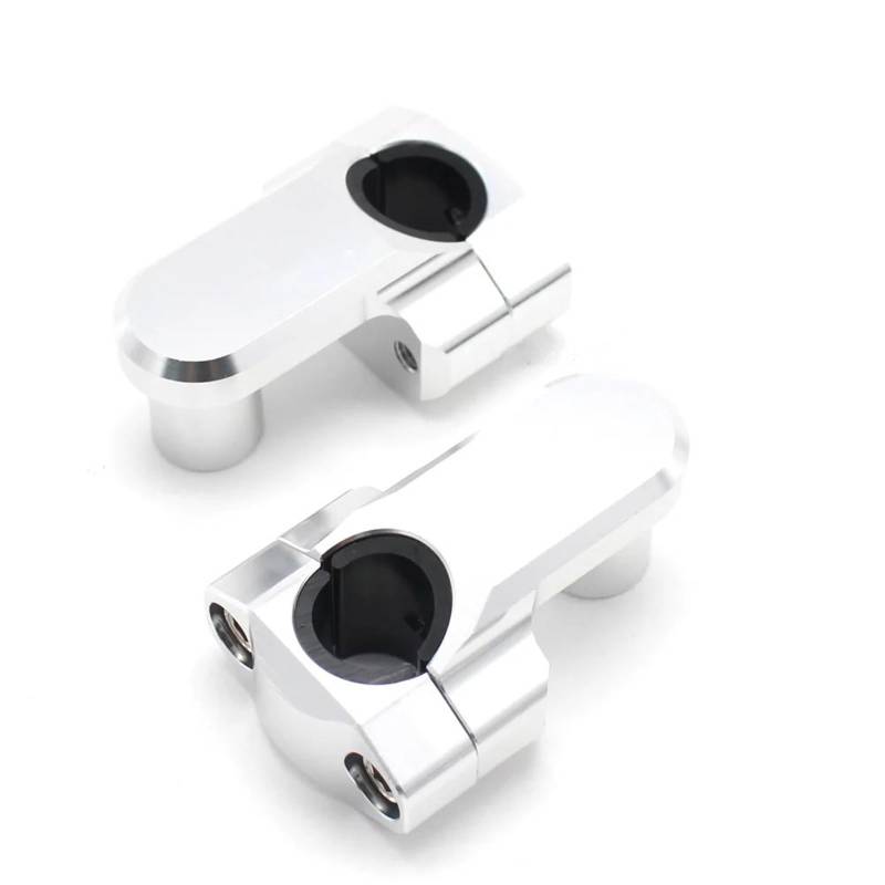 Für Monster 696 796 821 1100 1200 848 2013 2014 2015 2016 2017 2018 1 1/8 "28mm CNC Lenker Griff Riser(Silver) von CEHAKDLRI