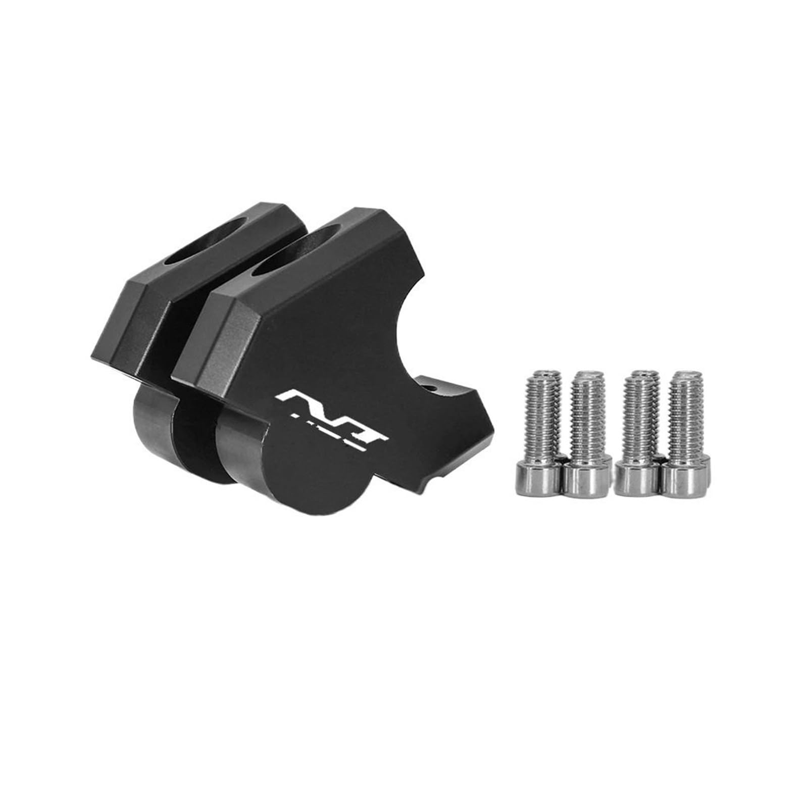 Für NT1100 NT 1100 2022 2023 2024 Lenker Riser Clamp Adapter Griff Bar Höhe Lift Mount Motorrad Zubehör(Black -With LOGO) von CEHAKDLRI
