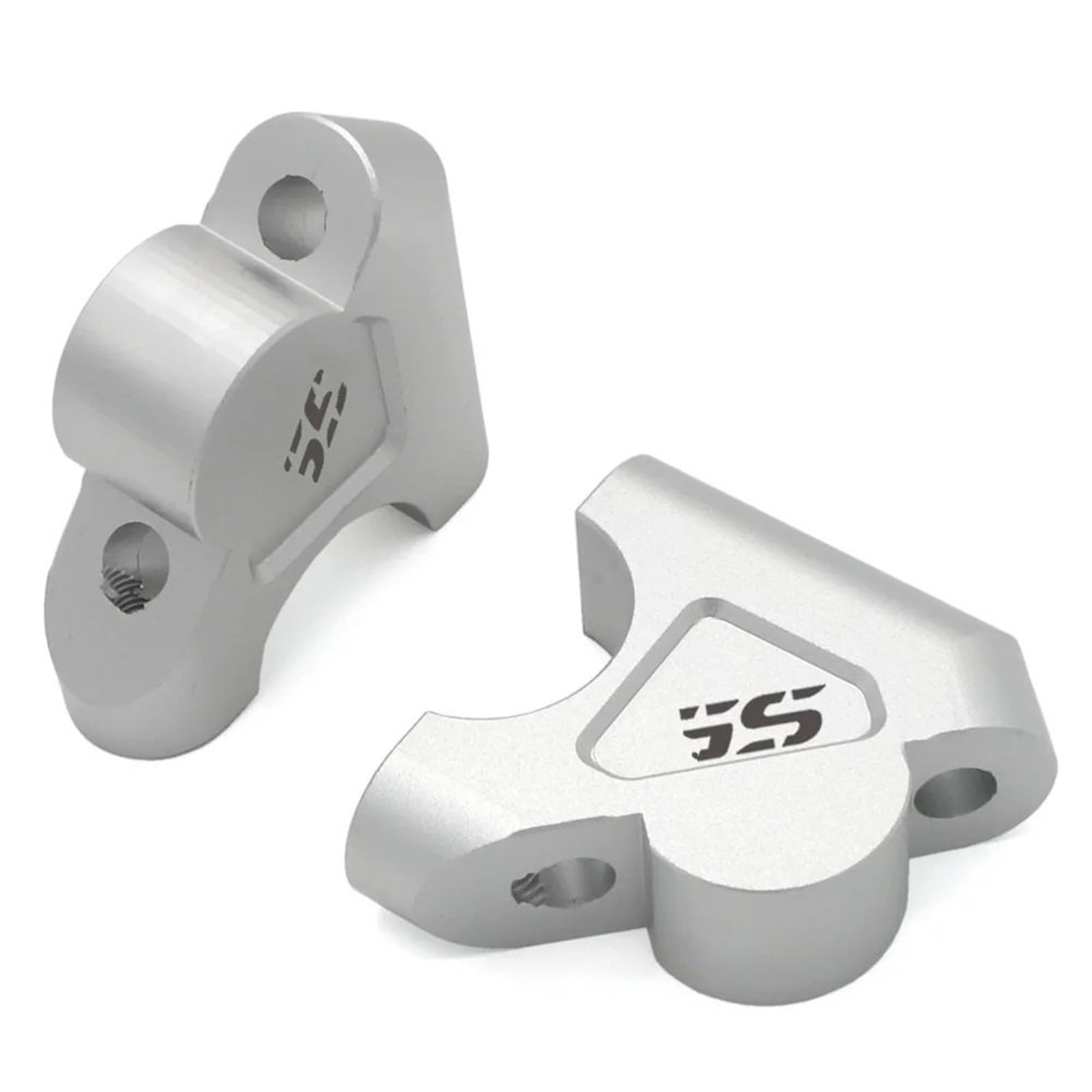 Für R1200GS Für LC Für Adventure Für ADV Für R1250GS 2014-2018 Motorrad 30mm Lenkererhöhung Erhöhung Lenkererhöhung(Sliver) von CEHAKDLRI