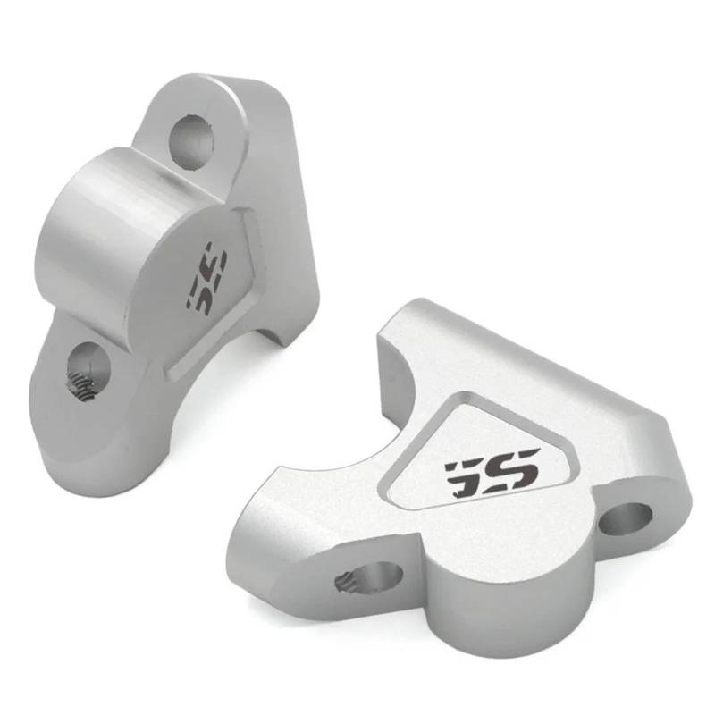 Für R1200GS Für LC Für Adventure Für ADV Für R1250GS 2014-2018 Motorrad 30mm Lenkererhöhung Erhöhung Lenkererhöhung(Sliver) von CEHAKDLRI