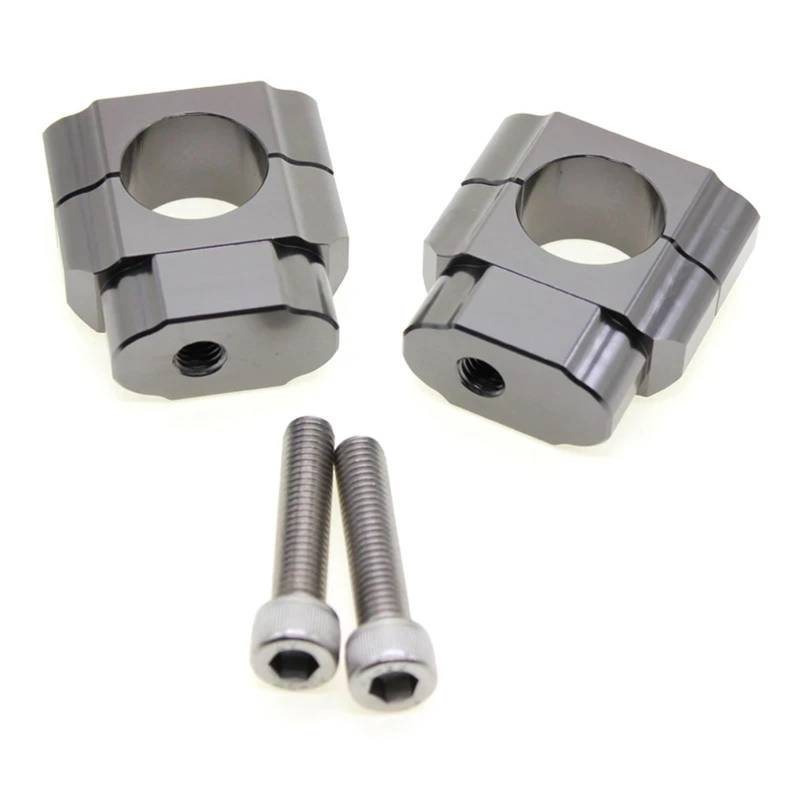 Für R1200GS MT07 MT09 CRF CR Universal 22mm 28mm Motorrad Lenker Riser Bar Erhöhung Gerät Clamp Montieren(28mm Gray) von CEHAKDLRI