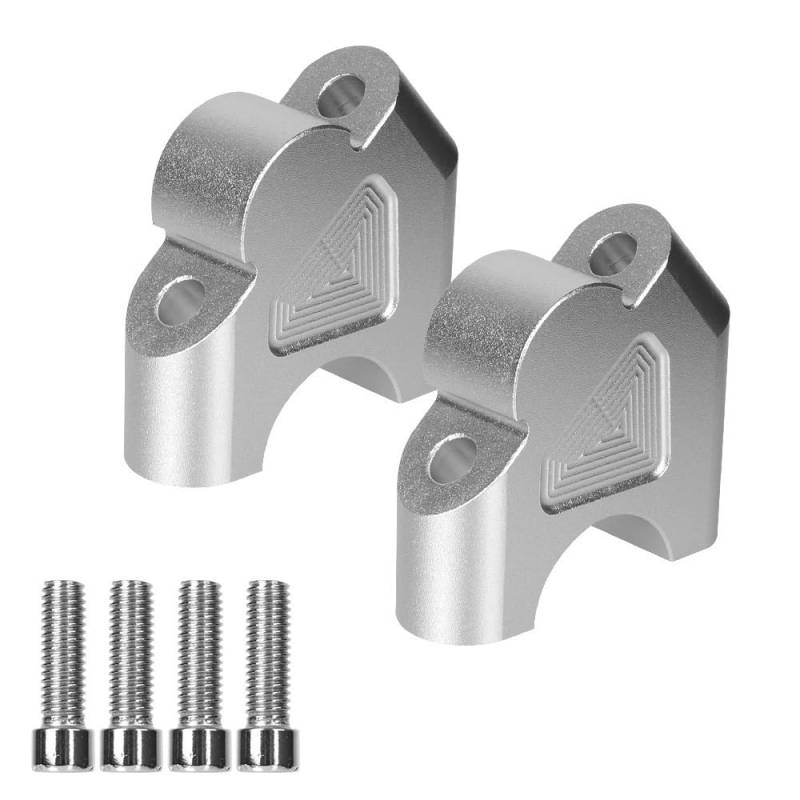 Für R1200GS R1250GS R1250RS S1000XR R1200R Abenteuer ADV Motorrad Lenker Zurück Bewegen Montieren Lenker Riser 32MM(Silver) von CEHAKDLRI