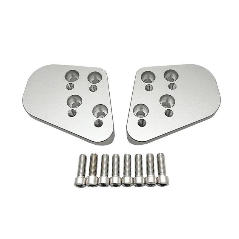 Für R1200RT R1150RT R1100RT R1100R R1150R R 1100 1150 1200 RT R Silber Lenker Riser Motorrad Zubehör Teile von CEHAKDLRI