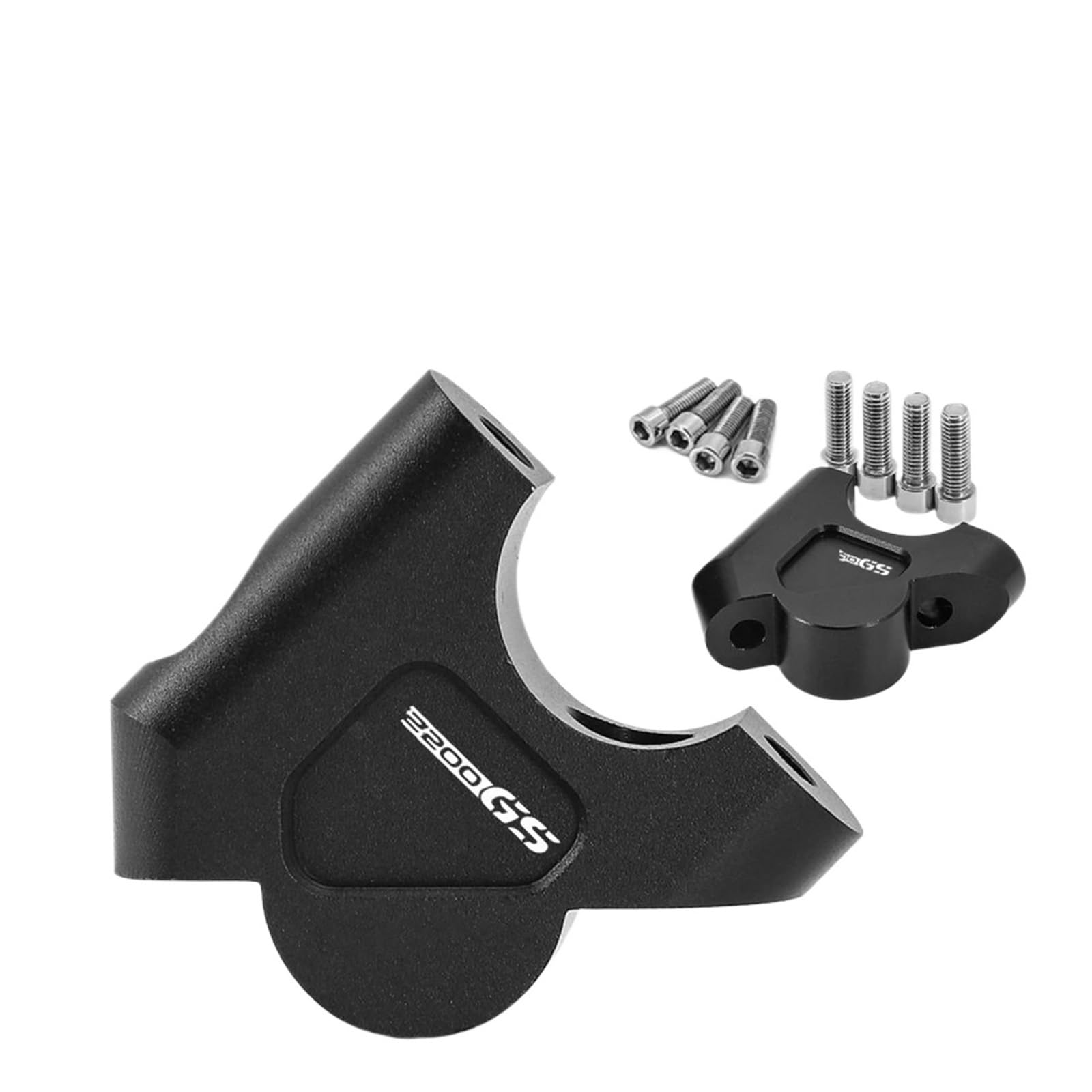 Für R1250GS Für S1000XR Lenker Riser 32MM Drag Griff Bar Clamp Extend Adapter Für R 1200 Für GS Für LC Für R1200GS Für Abenteuer Für ADV(Black 1) von CEHAKDLRI