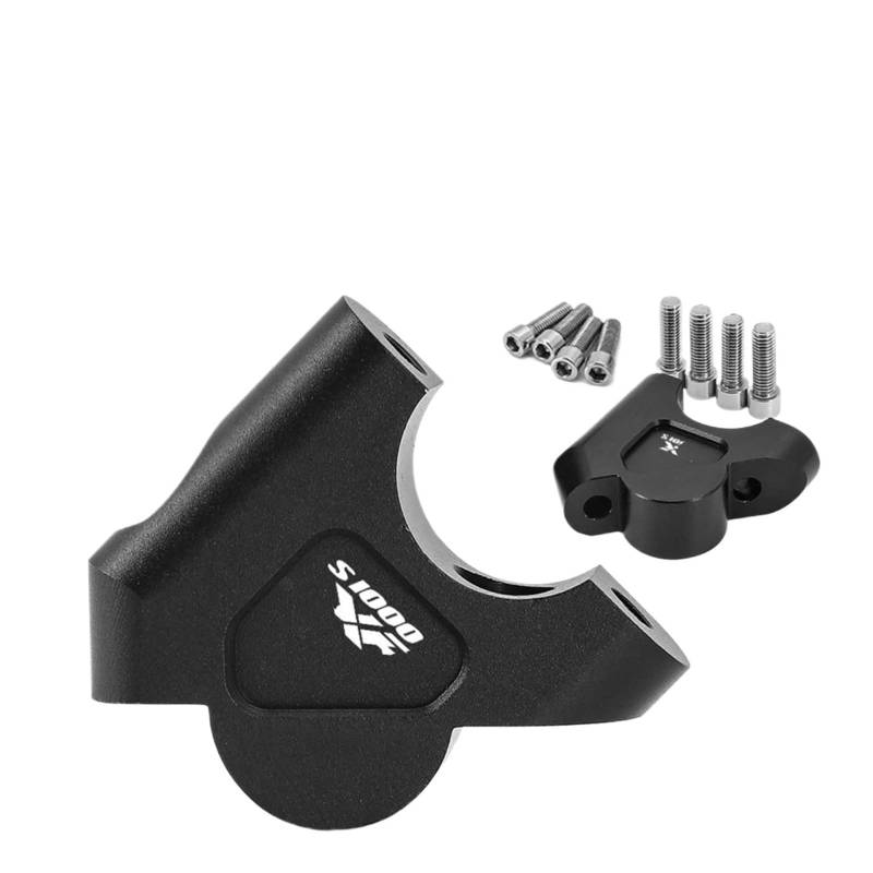 Für R1250GS Für S1000XR Lenker Riser 32MM Drag Griff Bar Clamp Extend Adapter Für R 1200 Für GS Für LC Für R1200GS Für Abenteuer Für ADV(Black3) von CEHAKDLRI