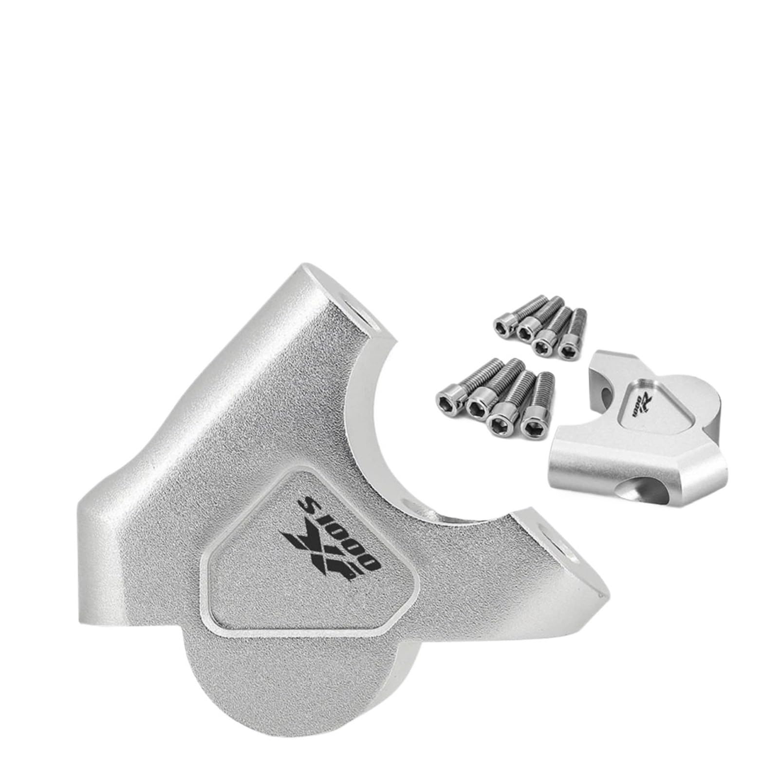 Für R1250GS Für S1000XR Lenker Riser 32MM Drag Griff Bar Clamp Extend Adapter Für R 1200 Für GS Für LC Für R1200GS Für Abenteuer Für ADV(Silver3) von CEHAKDLRI