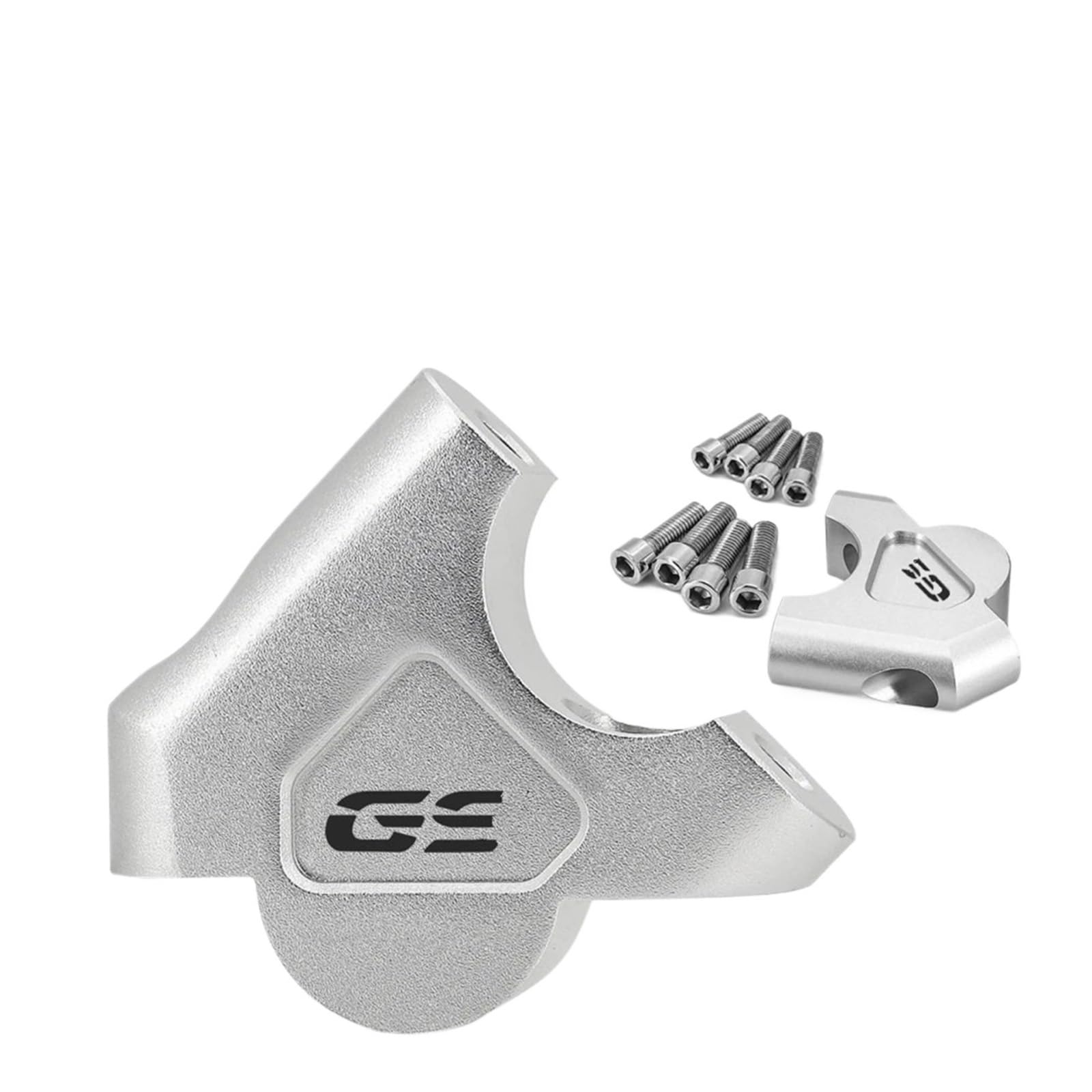 Für R1250GS Für S1000XR Lenker Riser 32MM Drag Griff Bar Clamp Extend Adapter Für R 1200 Für GS Für LC Für R1200GS Für Abenteuer Für ADV(Silver5) von CEHAKDLRI