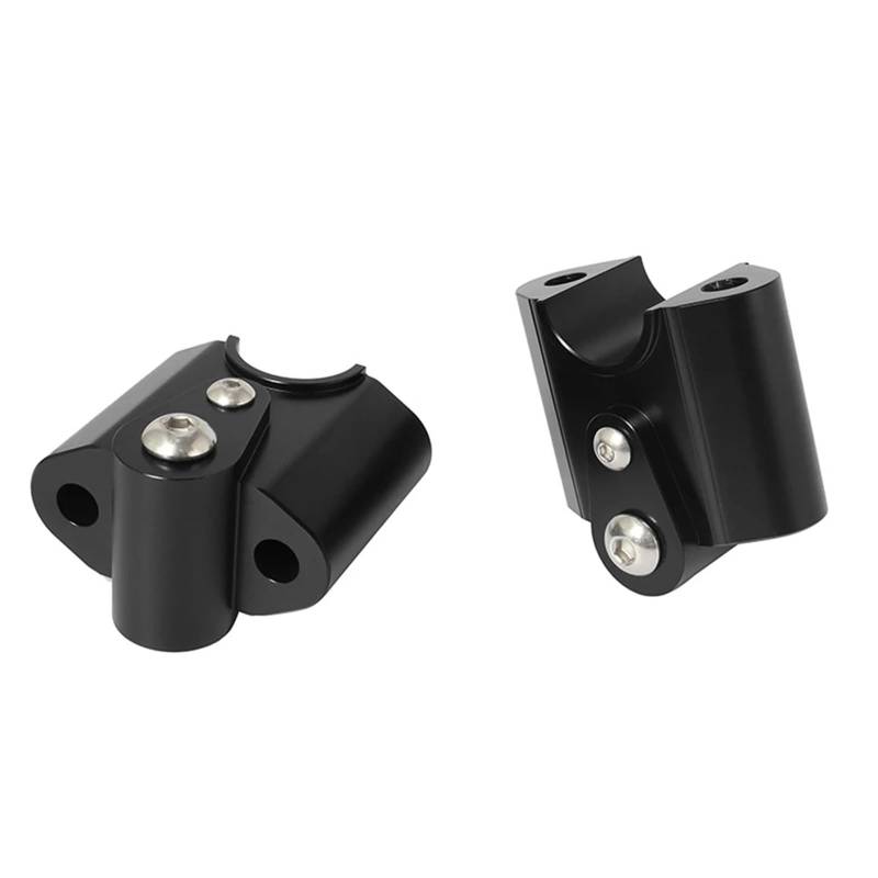 Für R18 2020-2021 Motorrad-Lenker-Riser-Erhöhungsadapter CNC-Aluminium-Lenkerhalterungssatz Chrom/Schwarz(Black) von CEHAKDLRI