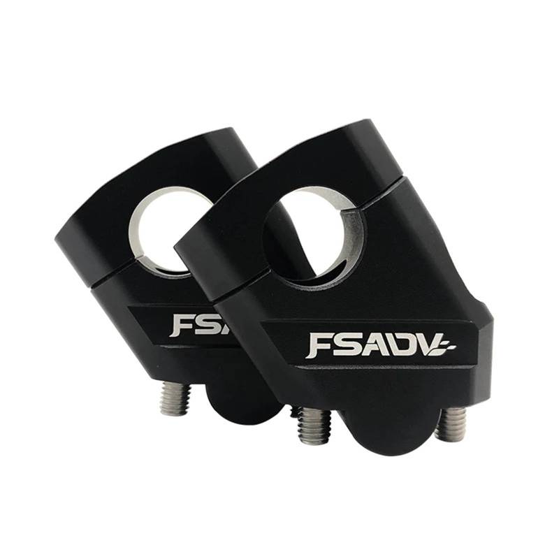 Für R850R F800ST R 850R F800 ST F 800ST R850 RR 850 RF 800 ST Motorrad 22mm Lenker Riser Bar Montieren Griff Clamp(22mm Black) von CEHAKDLRI