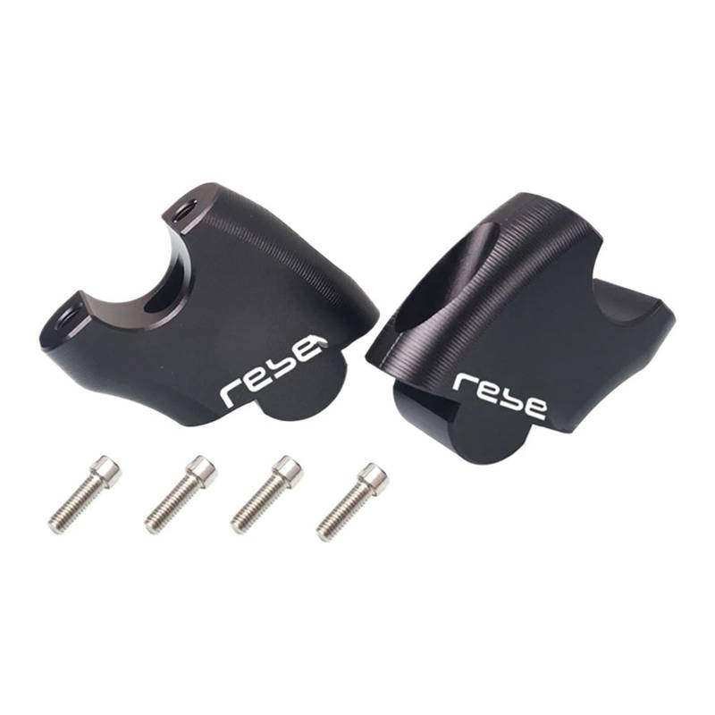 Für Rebel 500 300 CMX500 Rebel500 CMX300 Rebel300 Motorrad Lenker Riser Kit Hohe Heber Steigleitungen Zubehör(Black 300) von CEHAKDLRI