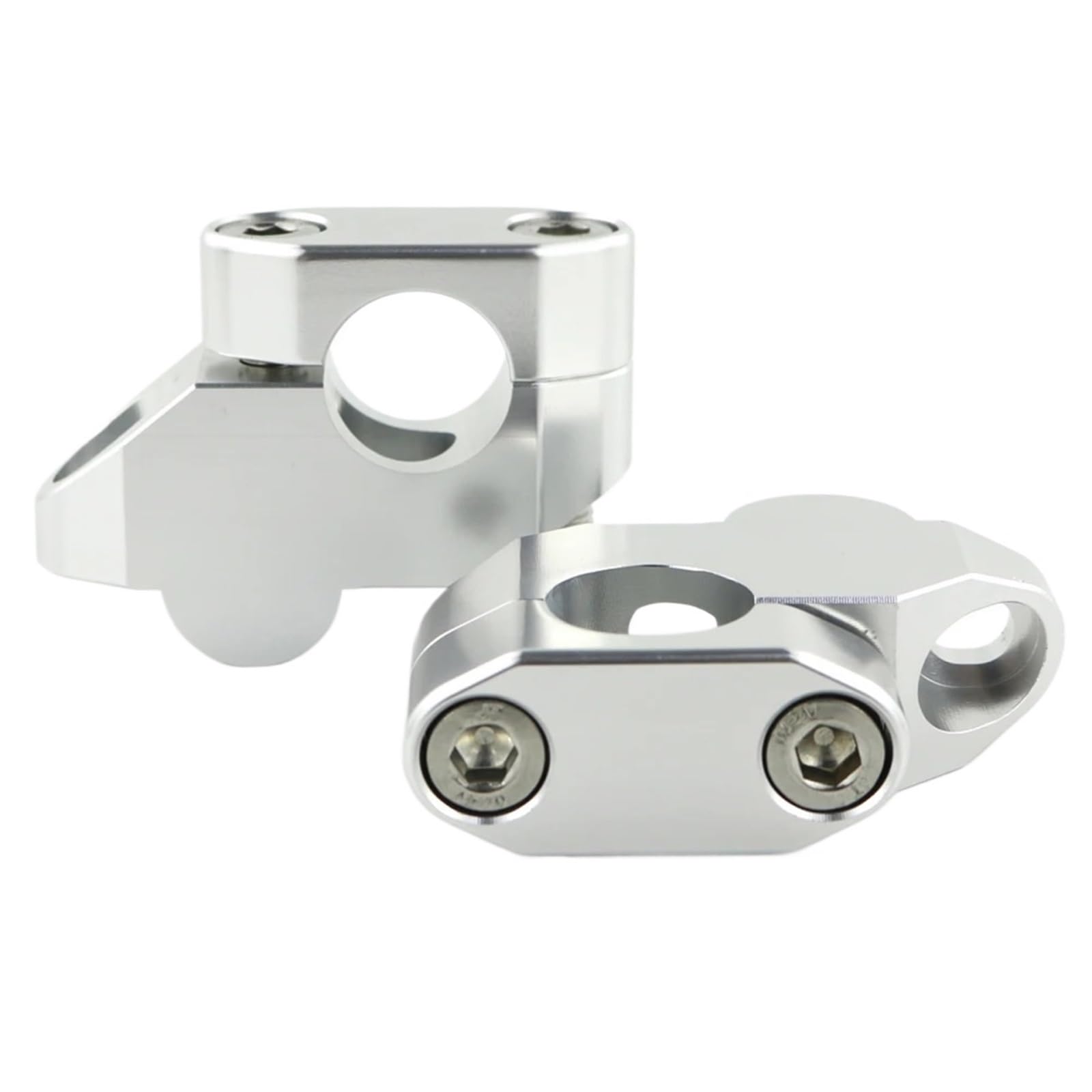 Für TDM 850 1991-2000 Für TDM 900 2002-2011 22mm 7/8 "Motorrad Griff Bar Montage Steigleitungen Verlängern Bewegt Offset(Silver) von CEHAKDLRI