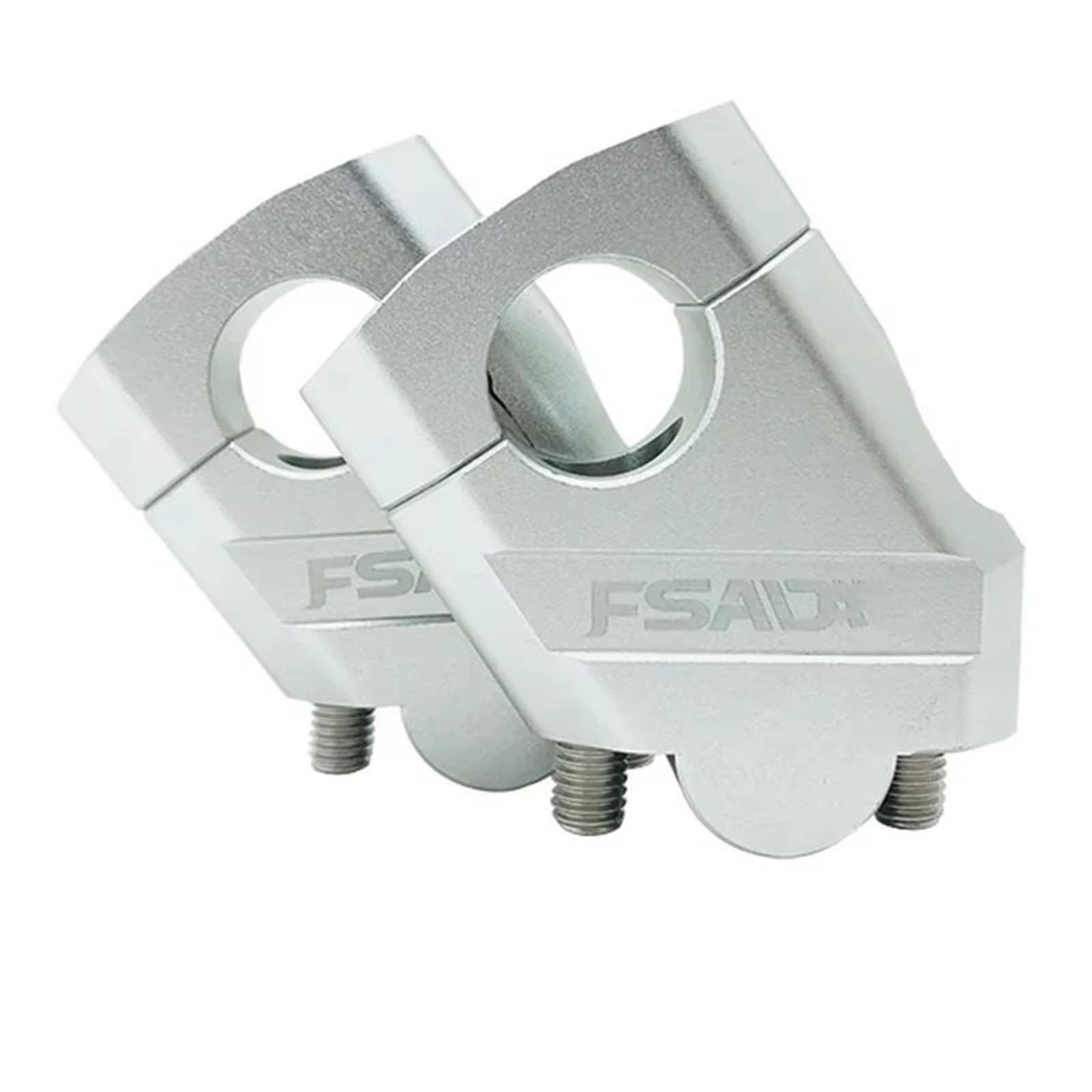 Für TDM850 TDM 850 1991-2002 1998 1999 2000 2001 Motorrad-Lenker-Riser-Montage Lenkerklemmung Aufstiegs-Verlängerungsadapter(Silver) von CEHAKDLRI