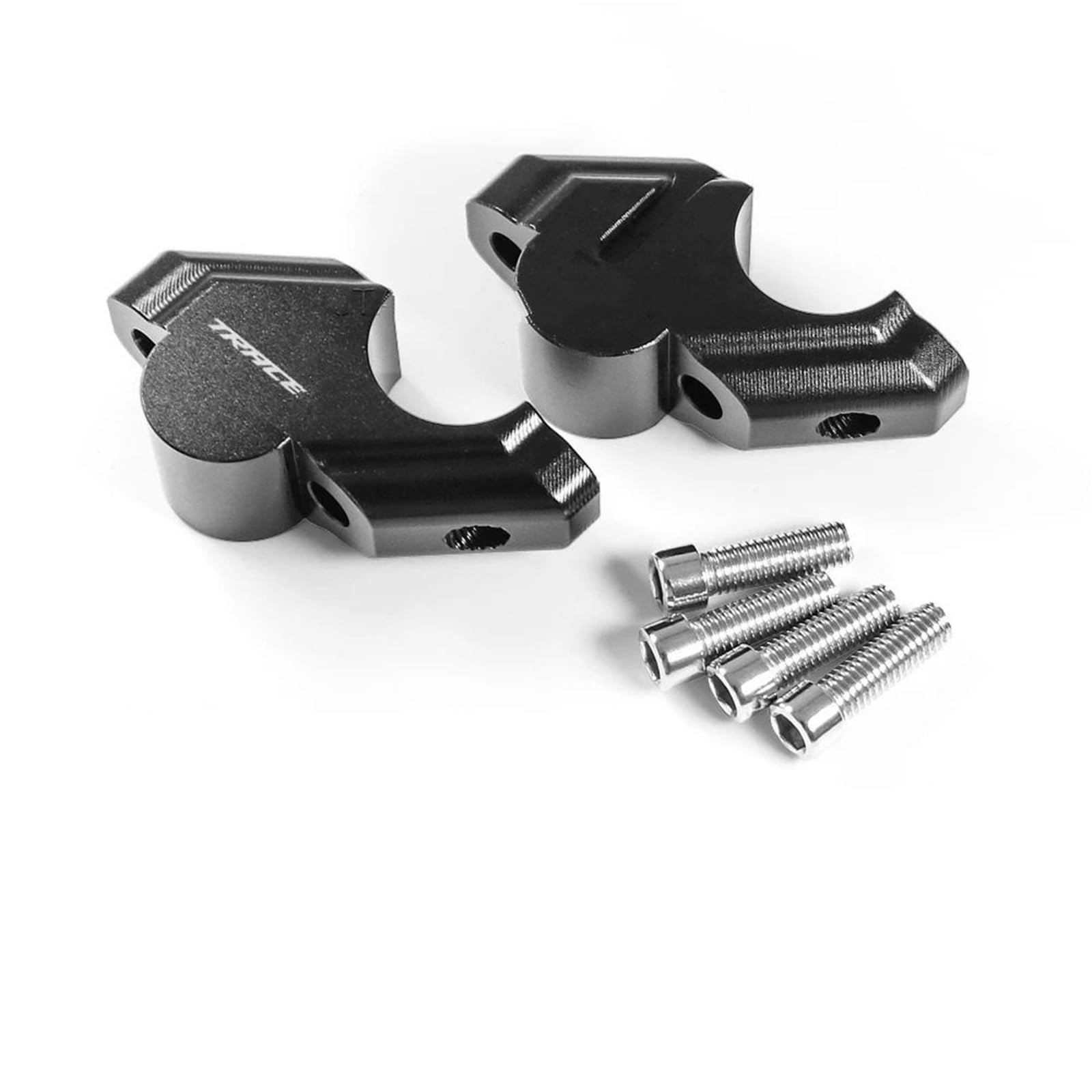 Für TRACER 9 / GT 2021 2022 2023 2024 Zubehör Motorrad CNC Aluminium Lenker Riser Erhöhung Clamp Halterung(Black) von CEHAKDLRI