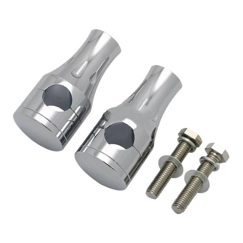 Für Universal 1 "25mm Motorrad Lenker Bar Steigleitungen Up Halterung Griff Bars Mount Clamp(Silver) von CEHAKDLRI