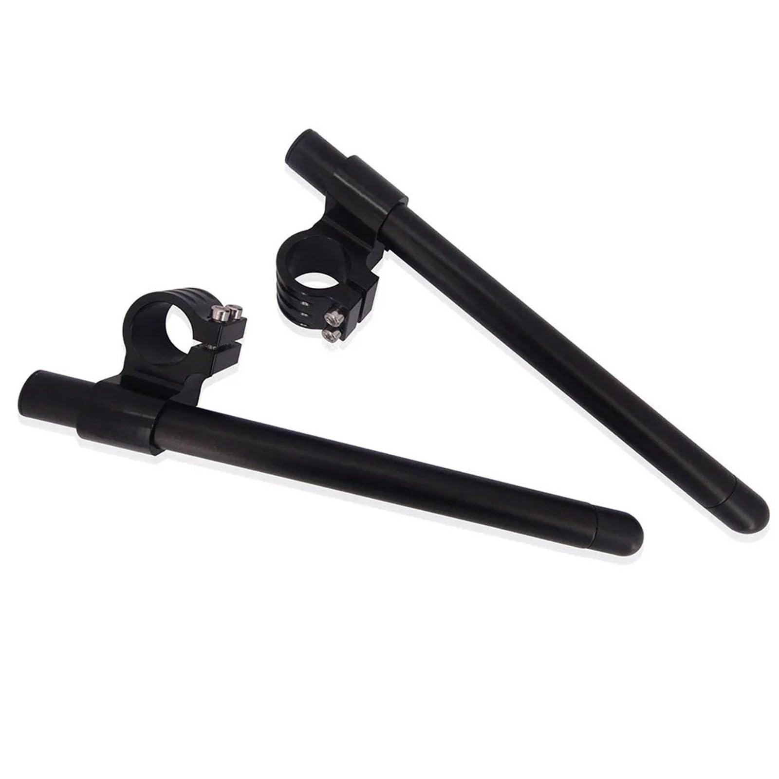 Für Universal 7/8"22mm Lenker Riser 1" Clip On Gabelrohr Lenker Fit 31 33 35 36 37mm 41mm 43mm 46mm 48mm 50mm 51mm 52mm 53mm Gabelrohr(46MM) von CEHAKDLRI