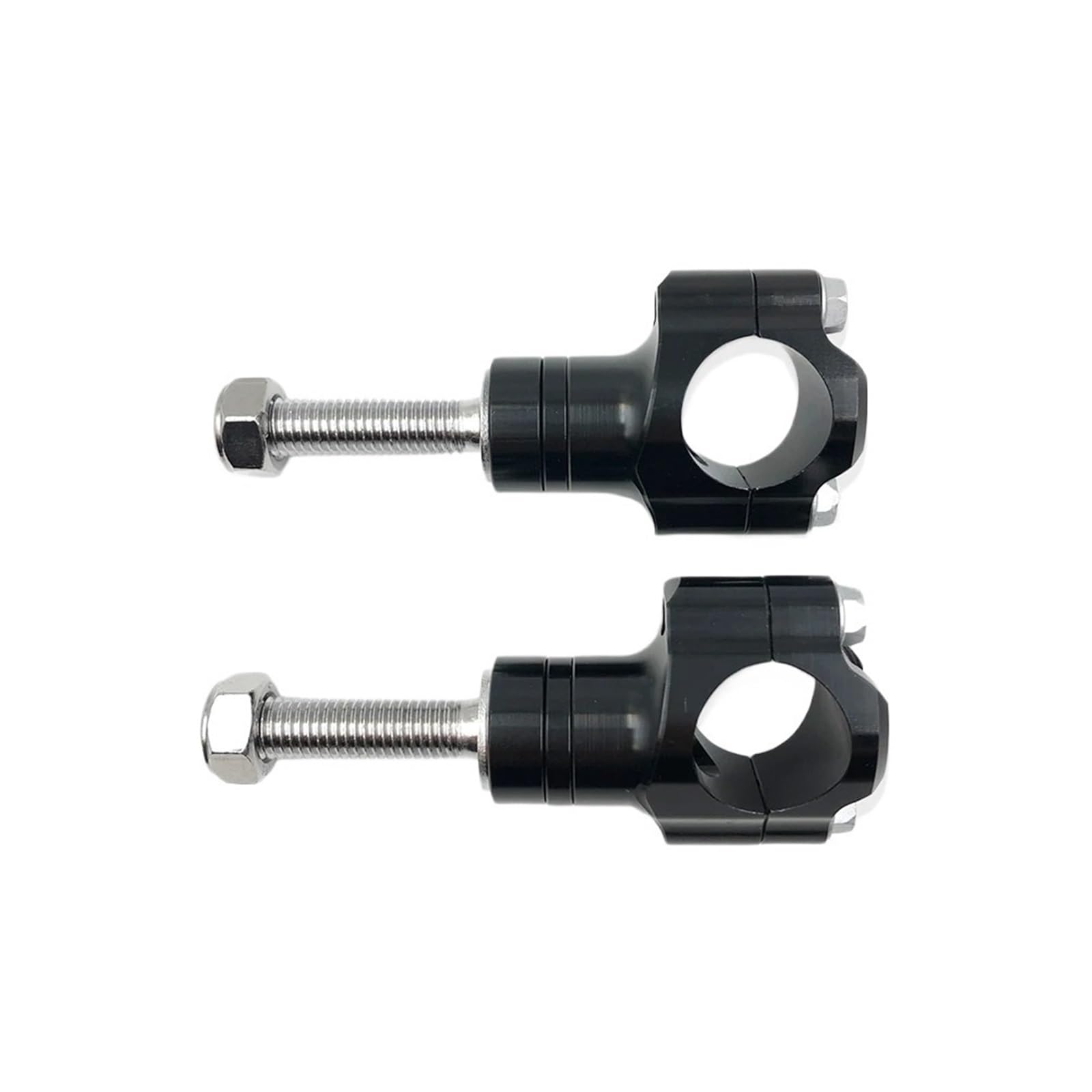 Für Universal-Motorradzubehör M10 Lenkerklemme CNC-Aluminiumlegierung Einstellbarer Riser 1 1/8 Zoll 28 Mm(Black) von CEHAKDLRI