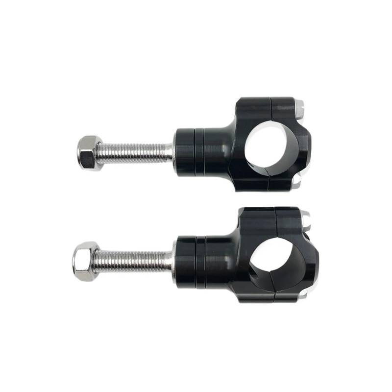 Für Universal-Motorradzubehör M10 Lenkerklemme CNC-Aluminiumlegierung Einstellbarer Riser 1 1/8 Zoll 28 Mm(Black) von CEHAKDLRI