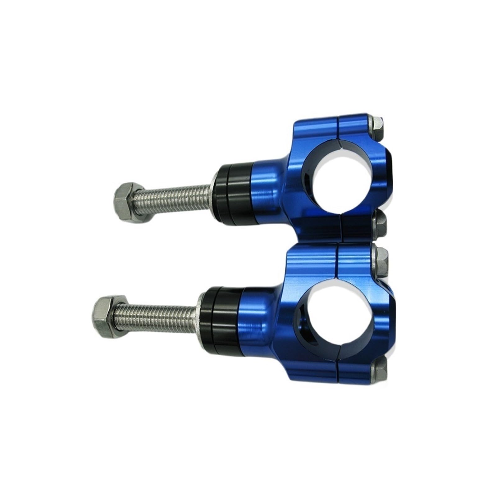 Für Universal-Motorradzubehör M10 Lenkerklemme CNC-Aluminiumlegierung Einstellbarer Riser 1 1/8 Zoll 28 Mm(Blue) von CEHAKDLRI