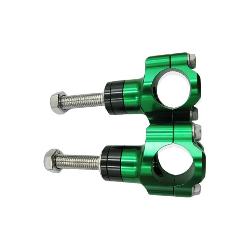 Für Universal-Motorradzubehör M10 Lenkerklemme CNC-Aluminiumlegierung Einstellbarer Riser 1 1/8 Zoll 28 Mm(Green) von CEHAKDLRI