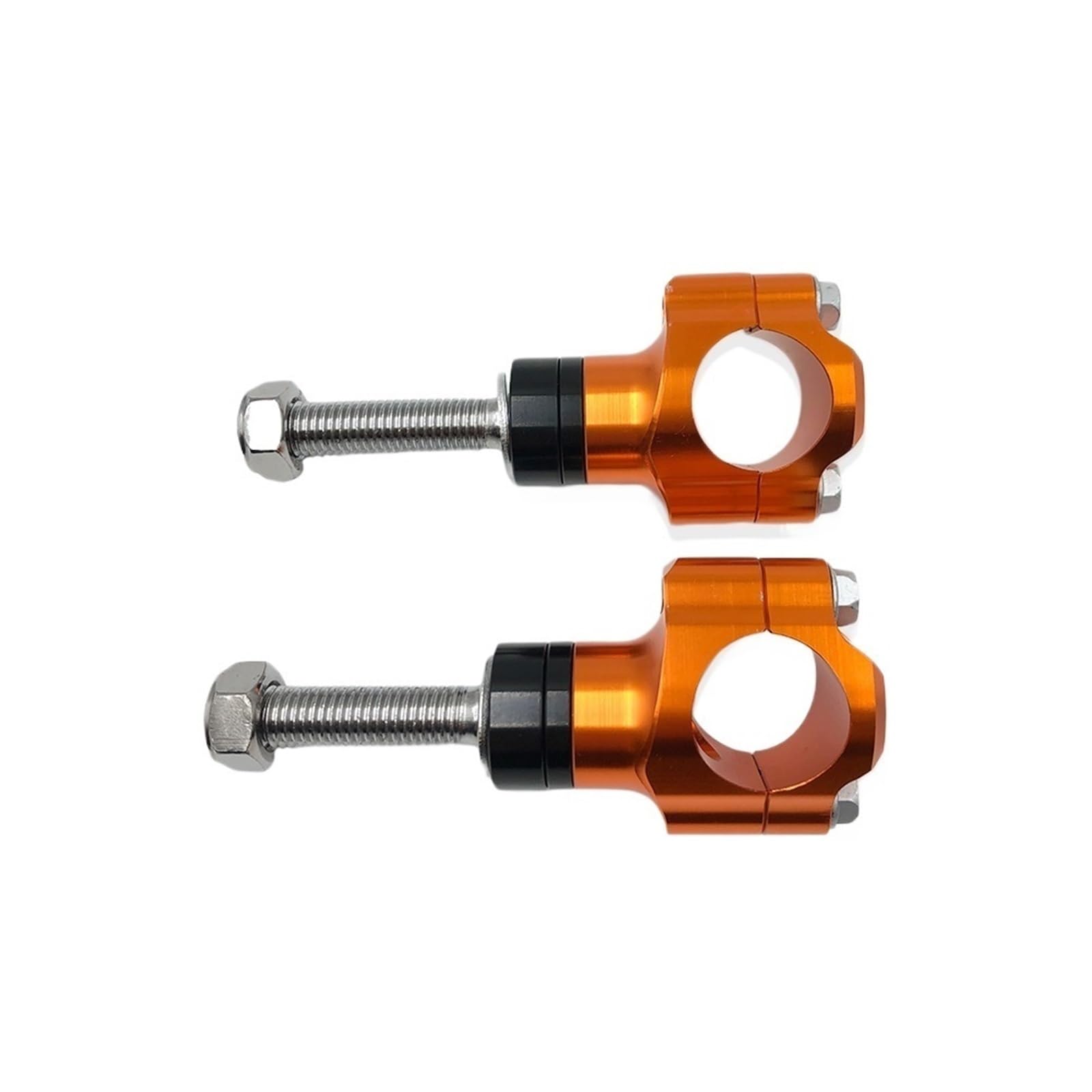 Für Universal-Motorradzubehör M10 Lenkerklemme CNC-Aluminiumlegierung Einstellbarer Riser 1 1/8 Zoll 28 Mm(Orange) von CEHAKDLRI