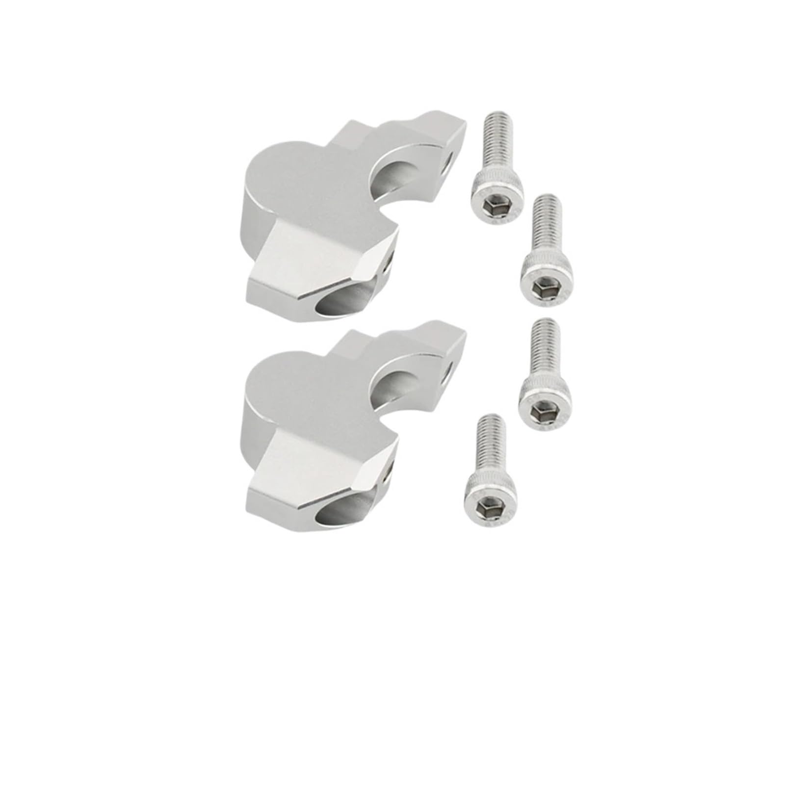 Für X-ADV 750 Für ADV 150 160 350 2017-2024 Motorrad Riser Klemme Verlängerter Lenker Für ADV150 Für ADV160 Für ADV350(Silver) von CEHAKDLRI