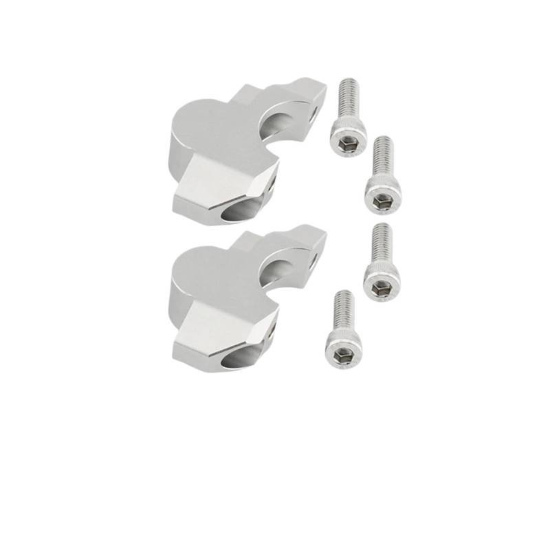 Für X-ADV 750 Für ADV 150 160 350 2017-2024 Motorrad Riser Klemme Verlängerter Lenker Für ADV150 Für ADV160 Für ADV350(Silver) von CEHAKDLRI