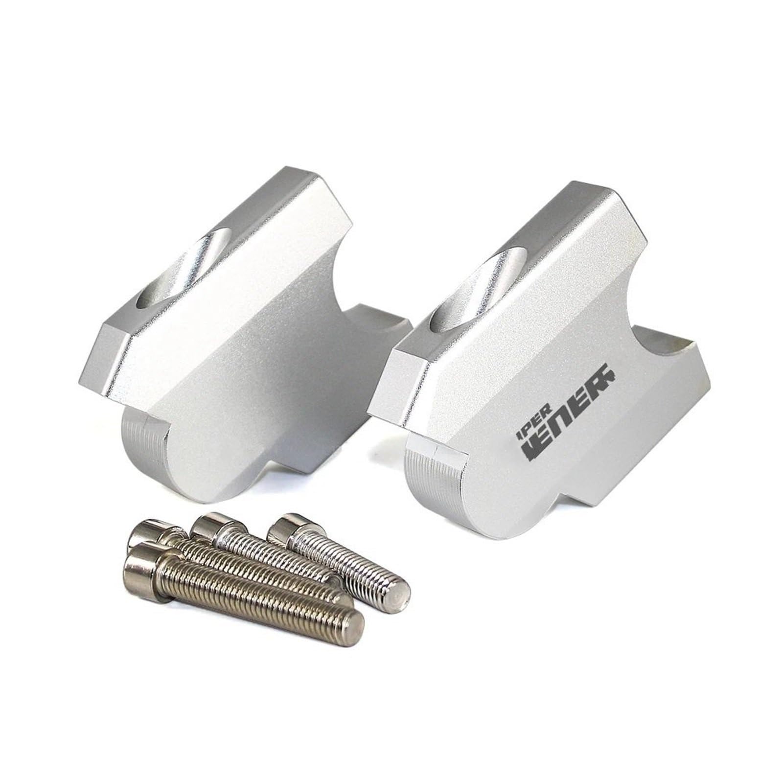 Für XT1200Z SUPER TENERE 1200 XTZ1200 XTZ XT Z 2010-2013 Motorrad Lenker Riser Griff Bar Clamp Adapter(Silver) von CEHAKDLRI