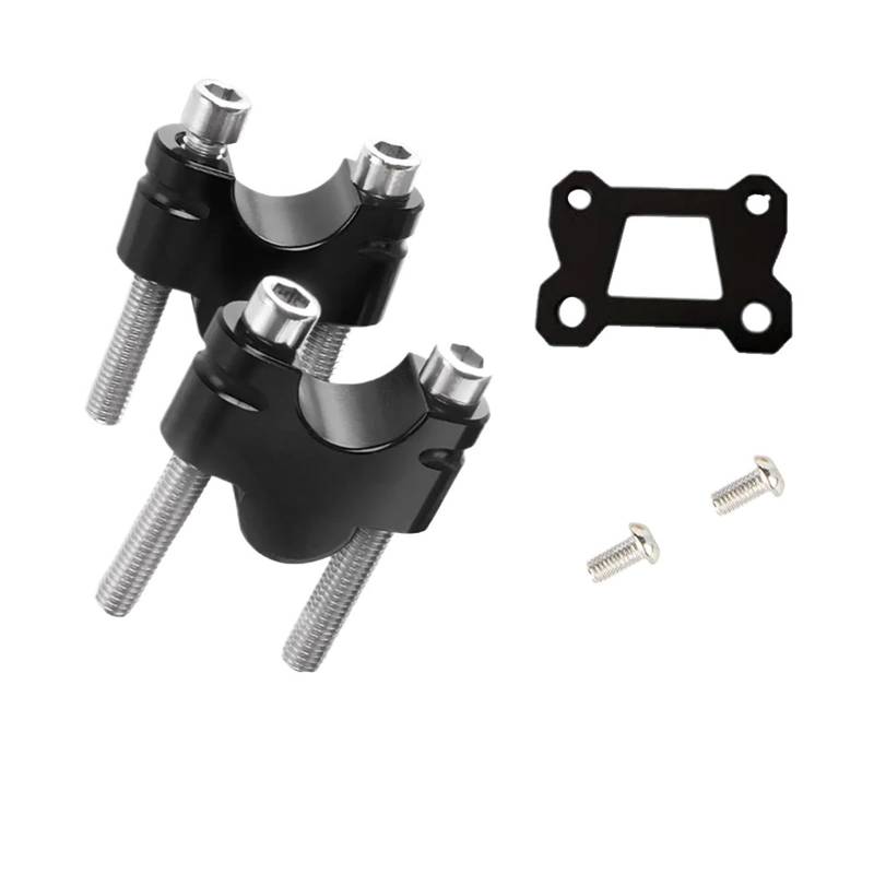 Lenker Riser Adapter Halterung Für MT07 Für FZ07 Für MT Für FZ 07 2014–2020 Für Tracer 700 Für MT-07 2014–2019(Black) von CEHAKDLRI