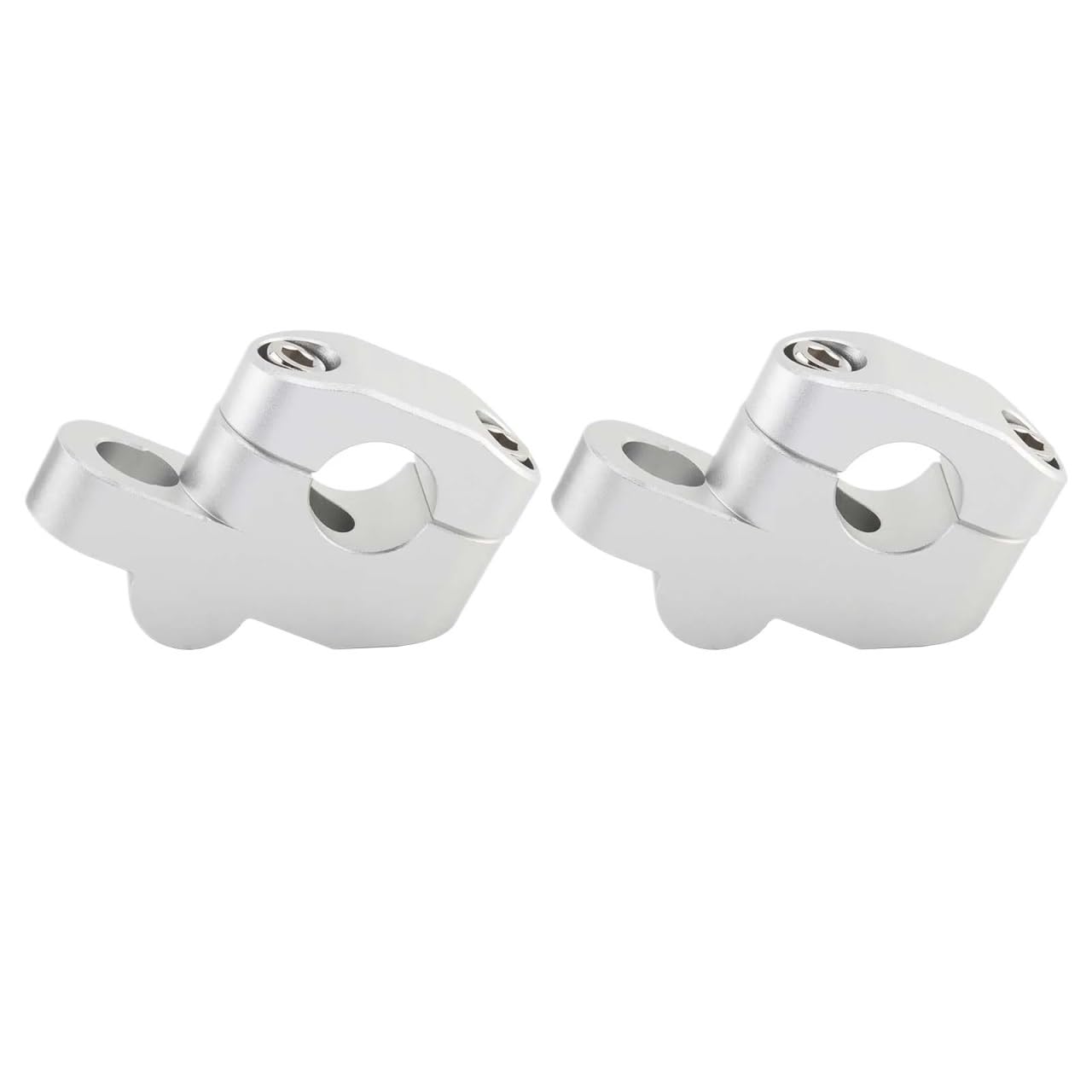 Motorrad 22mm 25mm 28mm Lenkererhöhung Verlängerung Zurück Bewegt Riser ATVs(22mm silver) von CEHAKDLRI