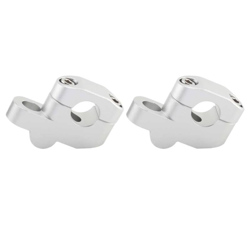 Motorrad 22mm 25mm 28mm Lenkererhöhung Verlängerung Zurück Bewegt Riser ATVs(22mm silver) von CEHAKDLRI