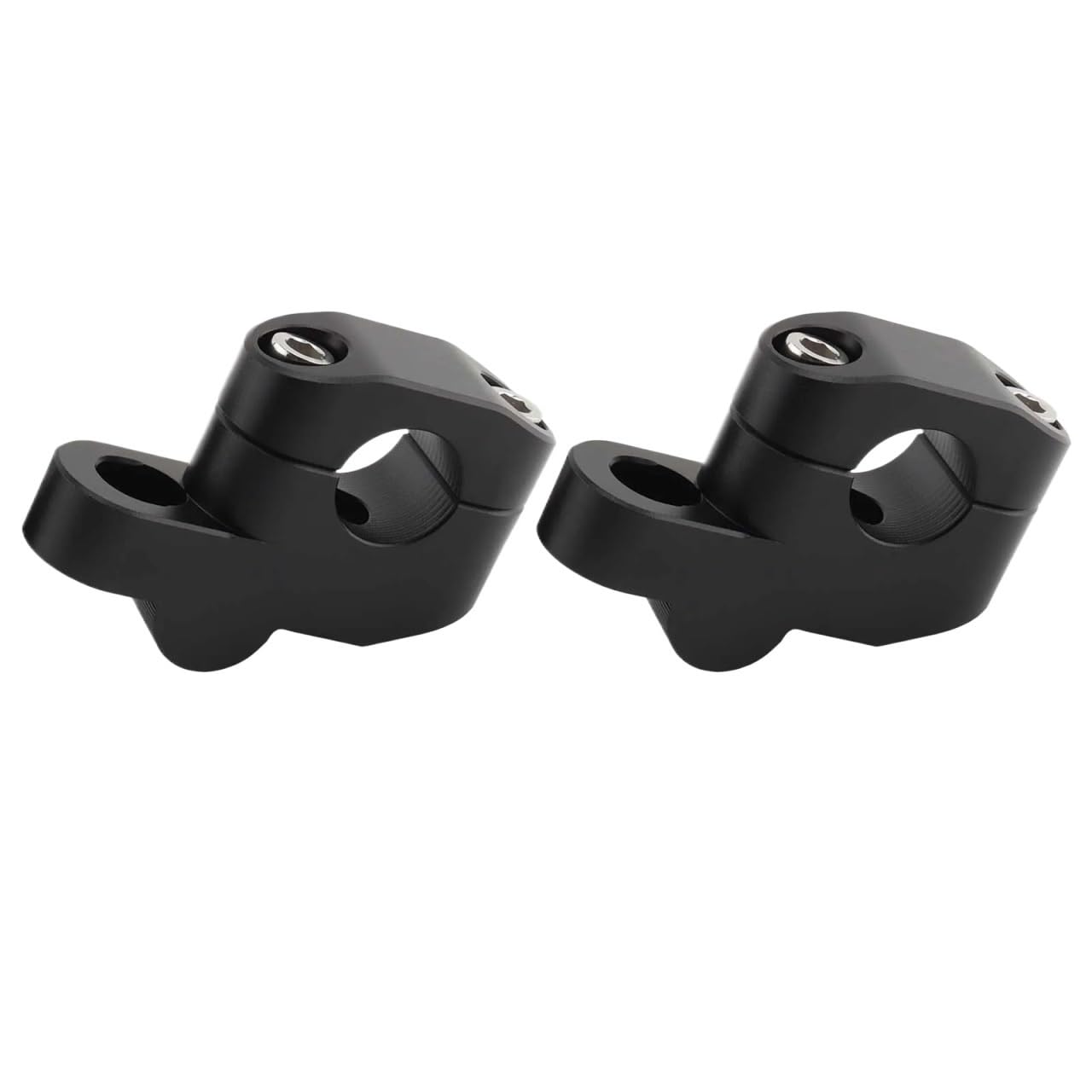 Motorrad 22mm 25mm 28mm Lenkererhöhung Verlängerung Zurück Bewegt Riser ATVs(25mm black) von CEHAKDLRI